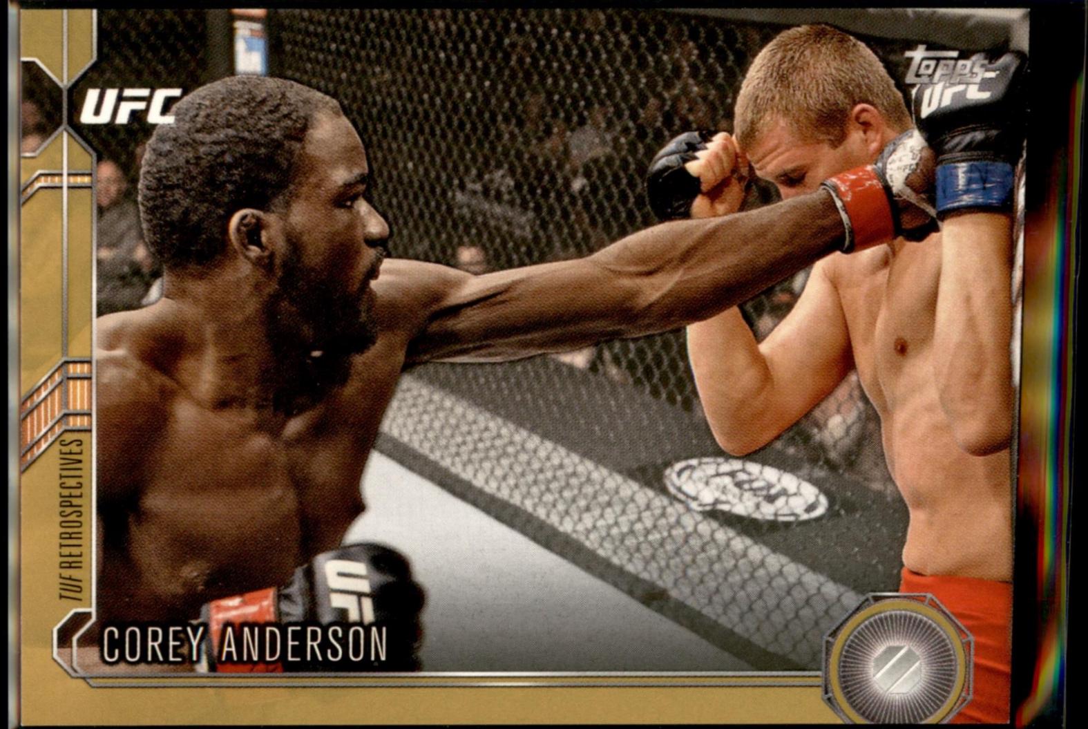 Corey Anderson 2015 Topps UFC Chronicles Base #243 Gold