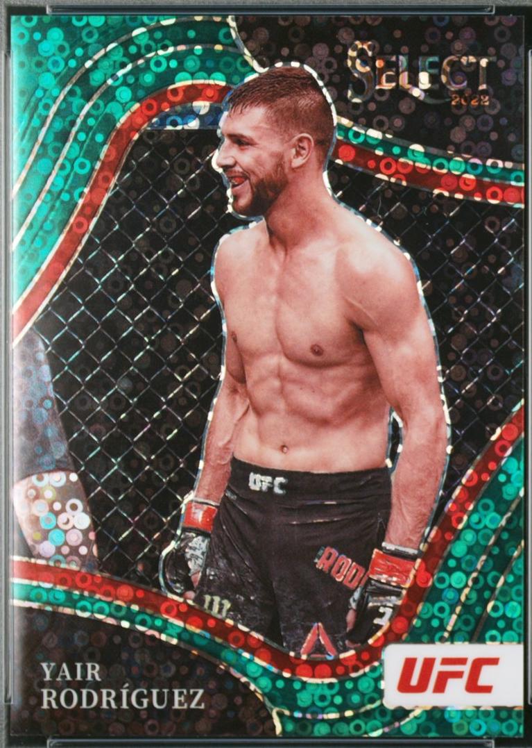 Yair Rodríguez 2022 Panini Select UFC Octagonside #265 Green Disco
