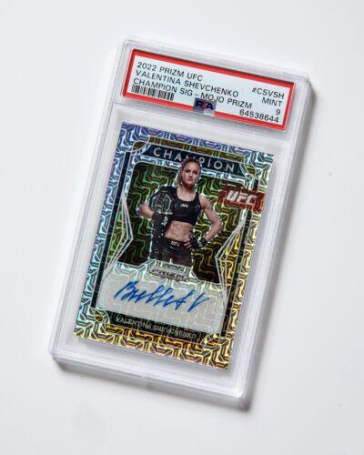 Valentina Shevchenko 2022 Panini Prizm UFC Champion Signatures #9 Mojo