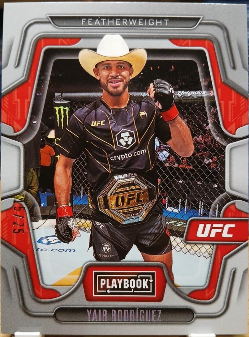 Yair Rodríguez 2023 Panini Chronicles UFC Base Playbook #117 Silver