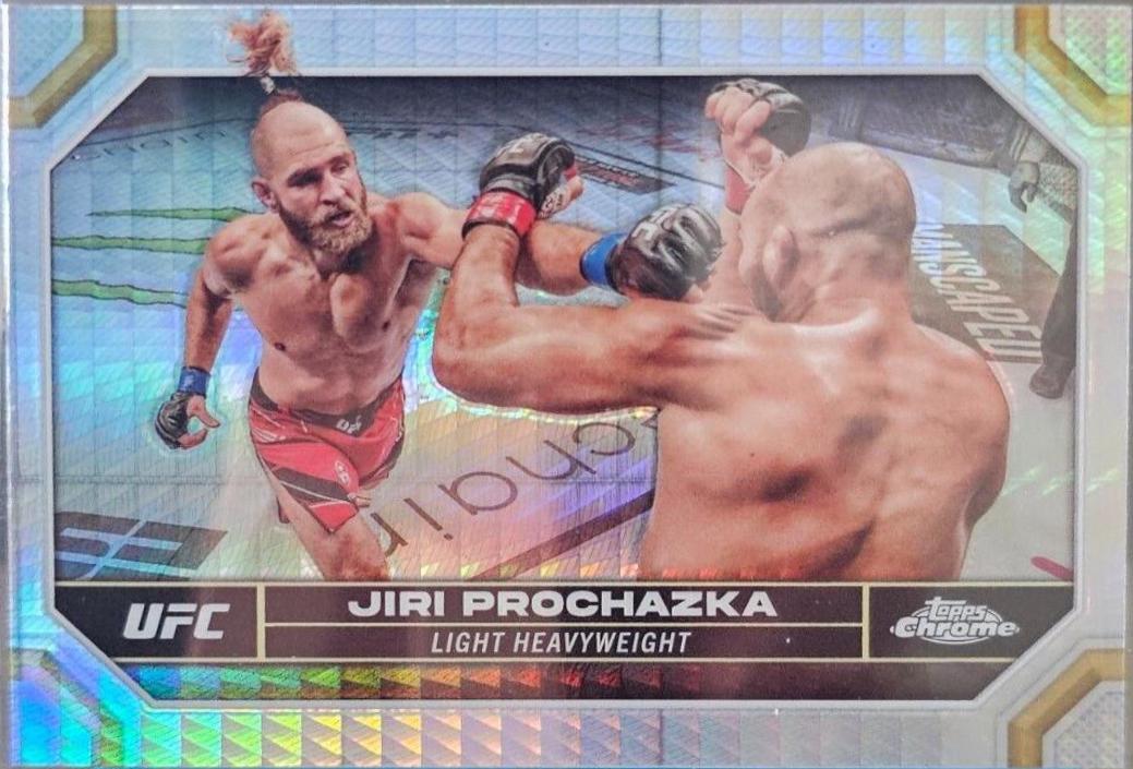 Jiri Prochazka 2024 Topps Chrome UFC Base #95 Prism Refractor
