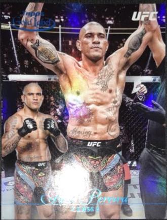 Alex Pereira 2024 Topps Gold Label UFC Base Class II #81 Blue