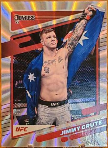 Jimmy Crute 2022 Panini Donruss UFC Base #126 Laser