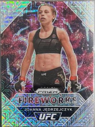 Joanna Jędrzejczyk 2021 Panini Prizm UFC Fireworks #7 Mojo