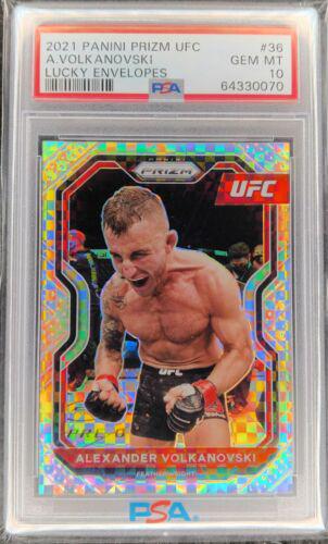 Alexander Volkanovski 2021 Panini Prizm UFC Base #36 Lucky Envelopes
