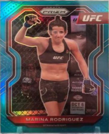 Marina Rodriguez 2021 Panini Prizm UFC Base #47 Teal