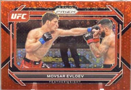 Movsar Evloev 2023 Panini Prizm Under Card UFC Base #29 Red
