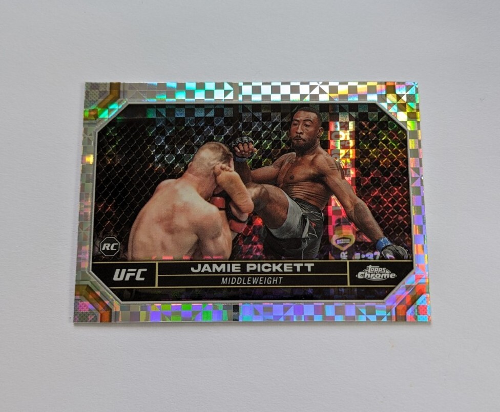 Jamie Pickett 2024 Topps Chrome UFC Base #34 X-Fractor