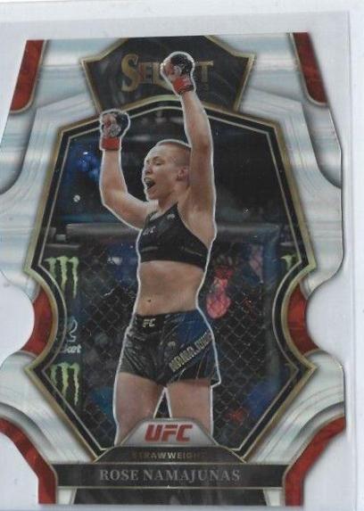 Rose Namajunas 2023 Panini Select UFC Premier Level #199 Silver Die Cut