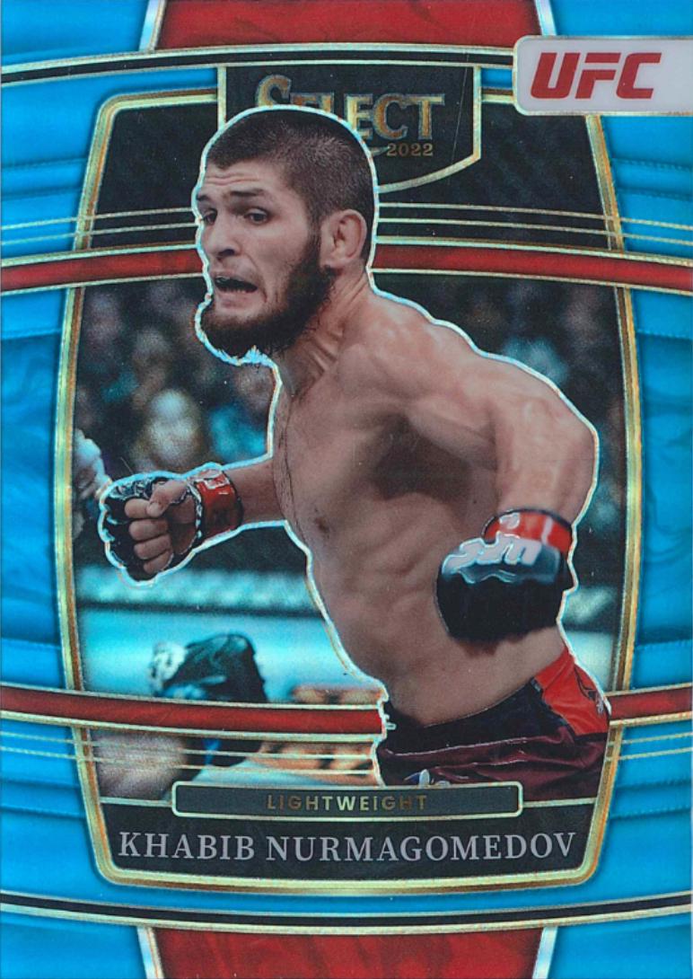 Khabib Nurmagomedov 2022 Panini Select UFC Concourse #49 Light Blue