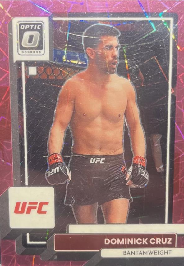 Dominick Cruz 2023 Panini Donruss Optic UFC Base #16 Pink Velocity