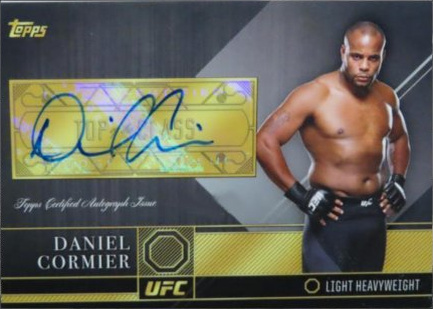 Daniel Cormier 2016 Topps UFC Top of the Class Top of the Class Autographs #TCA-DCO Gold