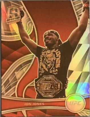 Jon Jones 2022 Panini Chronicles UFC Base Spectra #400 Silver
