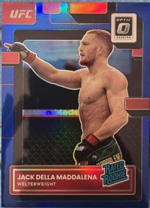 Jack Della Maddalena 2023 Panini Donruss Optic UFC Dominators #7 Blue