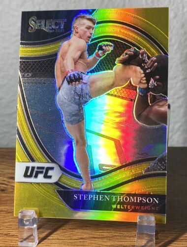 Stephen Thompson 2021 Panini Select UFC Octagonside #217 Gold