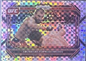 Abubakar Nurmagomedov 2023 Panini Prizm UFC Base #33 Lucky Envelopes