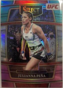 Julianna Peña 2022 Panini Select UFC Concourse #87 Tri Color