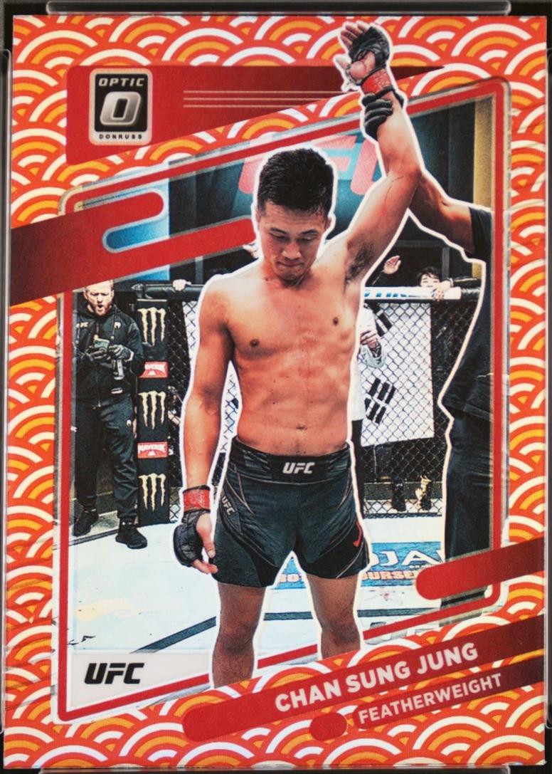 Chan Sung Jung 2022 Panini Donruss Optic UFC Base #78 Photon