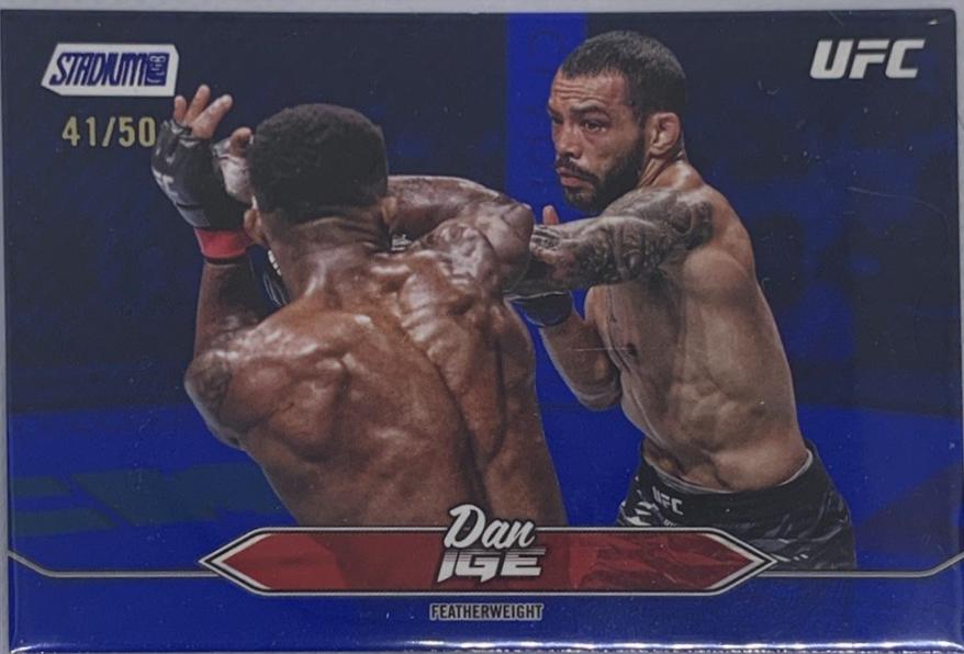 Dan Ige 2025 Topps Stadium Club UFC Base #61 Blue