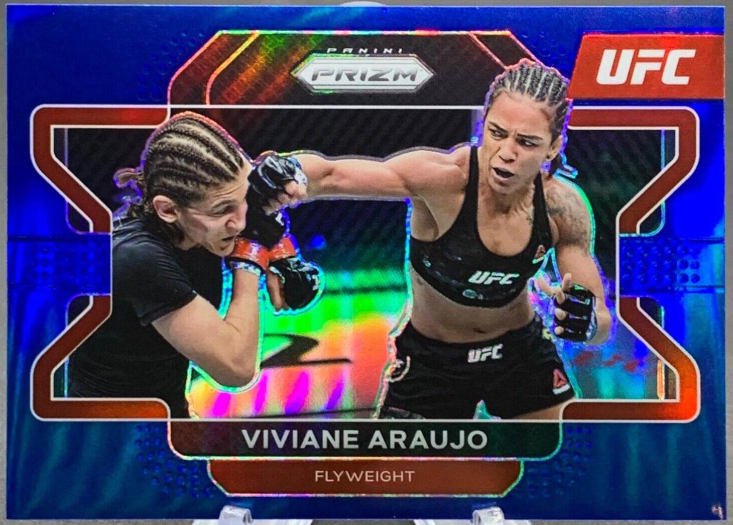 Viviane Araujo 2022 Panini Prizm UFC Base #62 Blue