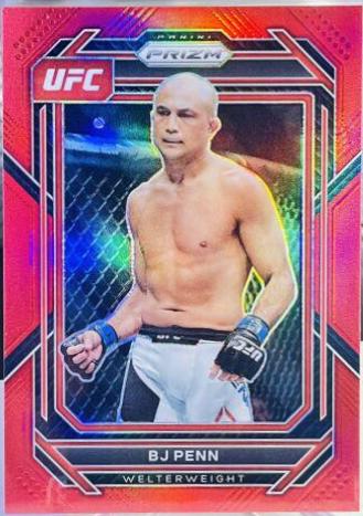 BJ Penn 2023 Panini Prizm UFC Base #123 Red