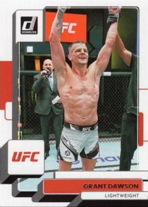 Grant Dawson 2023 Panini Donruss UFC Base #42 Purple Flood