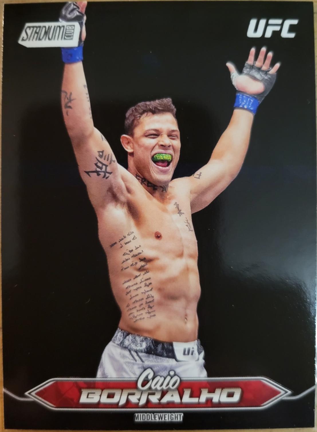 Caio Borralho 2025 Topps Stadium Club UFC Base #98 Black