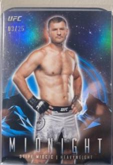 Stipe Miocic 2024 Topps Midnight UFC Base #16 Moonrise