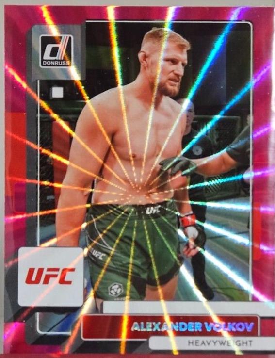 Alexander Volkov 2023 Panini Donruss UFC Base #96 Pink Laser