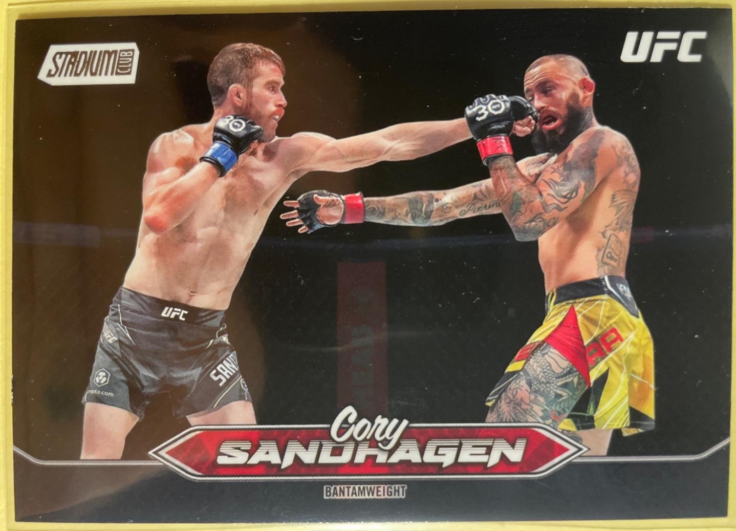 Cory Sandhagen 2025 Topps Stadium Club UFC Base #7 Black