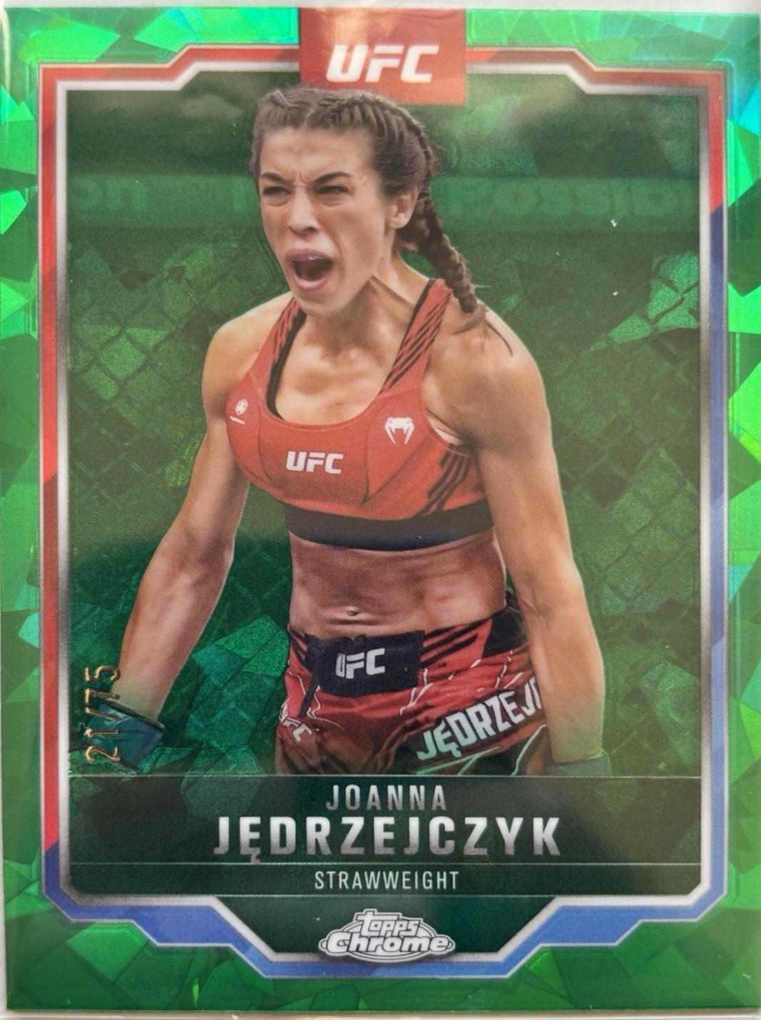 Manel Kape 2025 Topps Chrome Sapphire UFC Base Sapphire #58 Green Sapphire