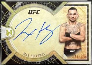 Max Holloway 2018 Topps UFC Museum Collection Museum Autographs #MA-MHO Gold