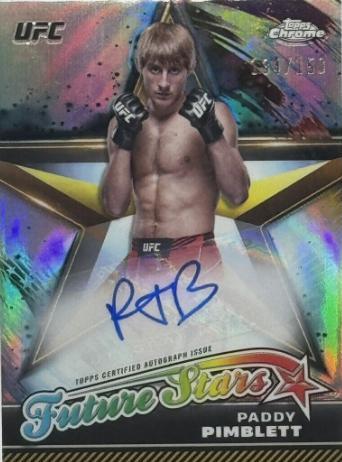 Paddy Pimblett 2024 Topps Chrome UFC Future Stars Autographs #FSA-PPI Refractor