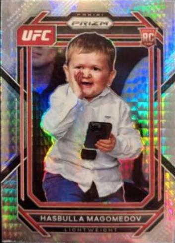 Hasbulla Magomedov 2023 Panini Prizm UFC Base #200 Hyper