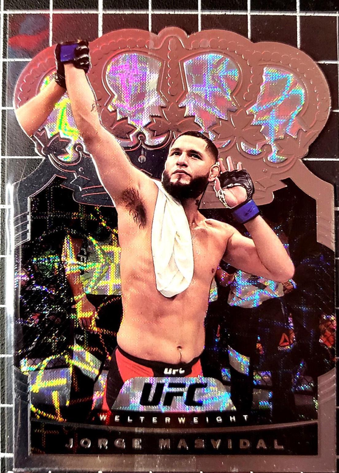 Jorge Masvidal 2021 Panini Chronicles UFC Base Crown Royale #17 Asia