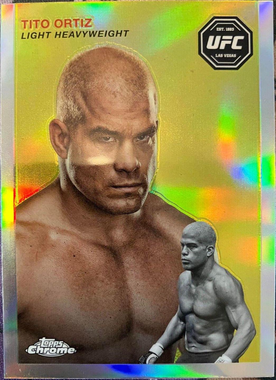 Tito Ortiz 2024 Topps Chrome UFC 1954 Topps #FFT-5 Refractor