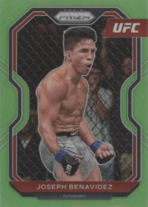 Joseph Benavidez 2021 Panini Prizm UFC Base #35 Neon Green