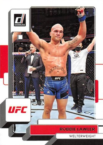 Robbie Lawler 2023 Panini Donruss UFC Base #177 Teal Laser
