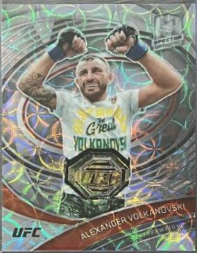 Alexander Volkanovski 2021 Panini Chronicles UFC Base Spectra #295 Asia