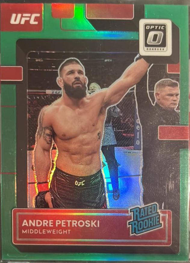 Andre Petroski 2023 Panini Donruss Optic UFC Base #138 Green