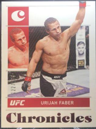 Urijah Faber 2022 Panini Chronicles UFC Base Chronicles #17 Red