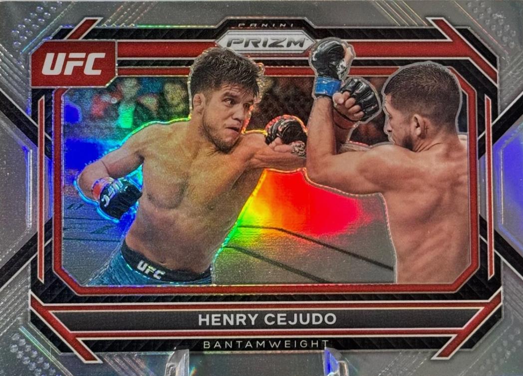 Henry Cejudo 2023 Panini Prizm UFC Base #52 Silver