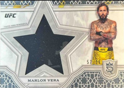Marlon Vera 2024 Topps Royalty UFC Star Relics #SRR-2 Gold