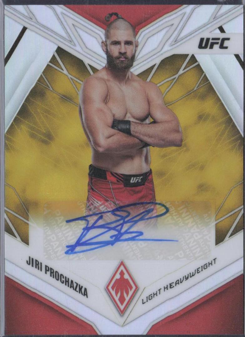 Jiri Prochazka 2023 Panini Chronicles UFC Phoenix Autographs #19 Gold