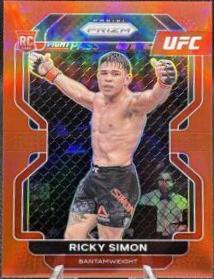 Ricky Simon 2022 Panini Prizm UFC Base #112 Red