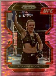 Joanne Wood 2022 Panini Prizm UFC Base #195 Pink Pulsar