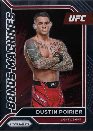 Dustin Poirier 2022 Panini Prizm UFC Bonus Machines #7 Black Prizm