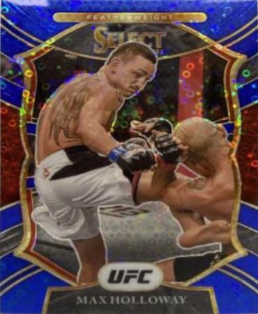 Max Holloway 2021 Panini Select UFC Concourse #97 Blue Disco