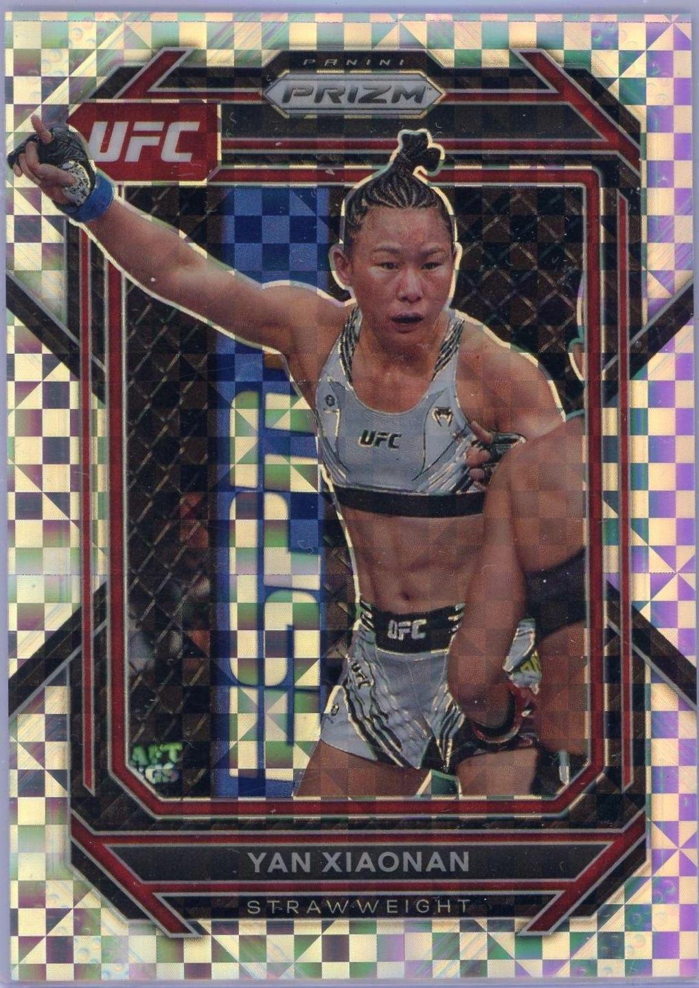 Yan Xiaonan 2023 Panini Prizm UFC Base #188 Lucky Envelopes