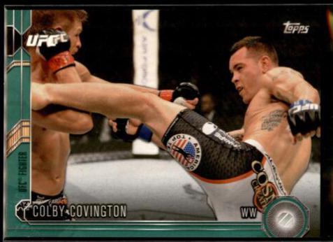 Colby Covington 2015 Topps UFC Chronicles Base #250 Green